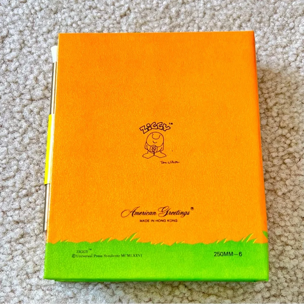 Vintage Ziggy Memo Pad with Pencil 1970s